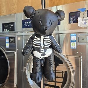 Black Skeleton Teddy Bear Bag